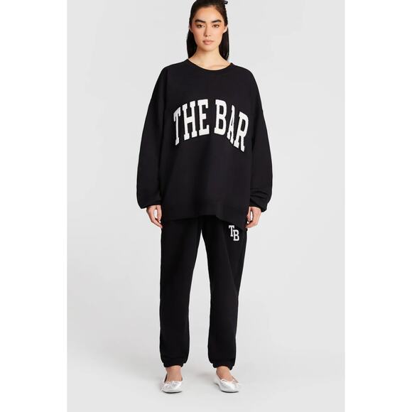The Bar Amelie Sweatpants Size Small Black White - Picture 1 of 7